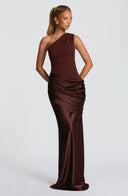 Emilia | Asymmetrische maxi-jurk