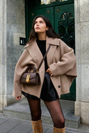 Patricia | Dames Oversized Notch Lapel Wolmix Jas