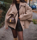 Patricia | Dames Oversized Notch Lapel Wolmix Jas