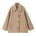 Patricia | Dames Oversized Notch Lapel Wolmix Jas