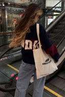 Payton | Dames Drop Shoulder Lange Mouw Graphic Gebreide Trui