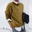 Rainier | Dames Longsleeve Crew Neck Zachte Brei Sweater