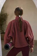 Regine | Dames Sherpa Fleece Teddy Jas met Knopen