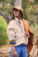 Regine | Dames Sherpa Fleece Teddy Jas met Knopen