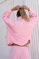 Regine | Dames Sherpa Fleece Teddy Jas met Knopen