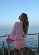 Solene | Vrouwen Lange Mouwen Mini Zomer Cocktailjurk