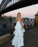 Stacey | Maxi-jurk met gelaagde ruches