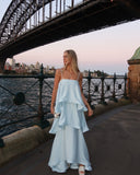 Stacey | Maxi-jurk met gelaagde ruches