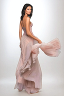 Tabitha | Dames Kant Corset Tulle Maxi Prom Jurk