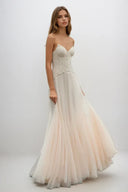 Tabitha | Dames Kant Corset Tulle Maxi Prom Jurk