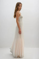 Tabitha | Dames Kant Corset Tulle Maxi Prom Jurk