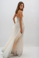 Tabitha | Dames Kant Corset Tulle Maxi Prom Jurk