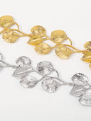 Taliyah | Vrouwen Blad Statement Textuur Gelaagde Detail Ketting