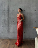 Veronica | Dames Mouwloze Pailletten Maxi Prom Dress