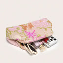 Wanda | Dames Bloemige Geborduurde Pailletten Schoudertas Clutch Handtas