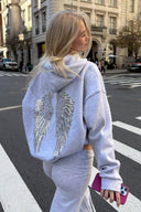 Ximena | Dames Sequin Hoodie met Kap en Lange Mouwen
