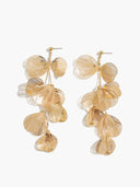 Yamileth | Dames Lange Dangle Ginkgo Blad Oorbellen