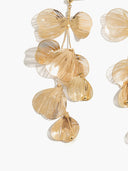 Yamileth | Dames Lange Dangle Ginkgo Blad Oorbellen