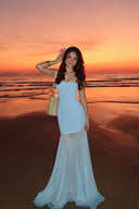 Melody | Dames Strapless Maxi Bruidsgast Jurk
