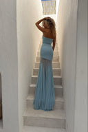 Melody | Dames Strapless Maxi Bruidsgast Jurk