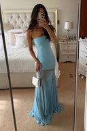 Melody | Dames Strapless Maxi Bruidsgast Jurk