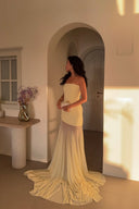 Melody | Dames Strapless Maxi Bruidsgast Jurk