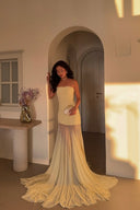 Melody | Dames Strapless Maxi Bruidsgast Jurk