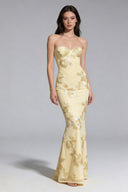Julia | Bloemen maxi-jurk