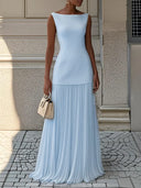 Miriam | Pleated maxi dress