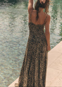 Phoebe | Maxi dress with leopard print
