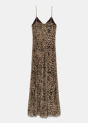 Phoebe | Maxi dress with leopard print