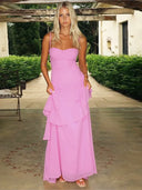 Sheila | Ruches maxi-jurk
