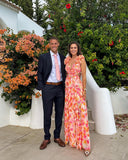 Elizabeth | Bloemenprint maxi-jurk