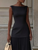 Miriam | Geplooide maxi-jurk