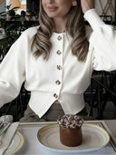 Jean | Kort gebreid vestje