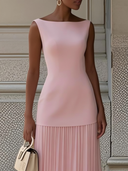 Miriam | Geplooide maxi-jurk