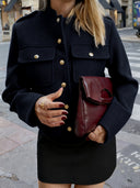 Freda | Enkelrijige casual jas