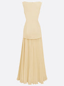 Miriam | Geplooide maxi-jurk
