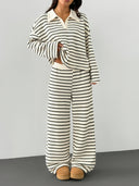 Riley | Tweedelige gestreepte loungewearset