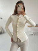 Evelyn | Getailleerd gebreid vest