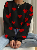 Trisha | Trui met hartjesprint