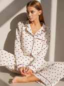 Nina | Pyjamaset met hartjesprint