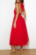 Victoria | Maxi-jurk met halternek