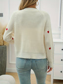 Kyla | Vest met hartjesprint