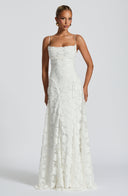 Cristina | Soepelvallende maxi-jurk