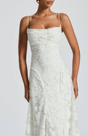 Cristina | Soepelvallende maxi-jurk