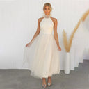 Victoria | Maxi-jurk met halternek