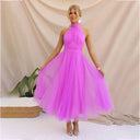 Victoria | Maxi-jurk met halternek