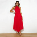 Victoria | Maxi-jurk met halternek