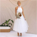 Victoria | Maxi-jurk met halternek